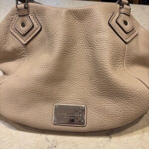Marc jacobs tan satchel purse